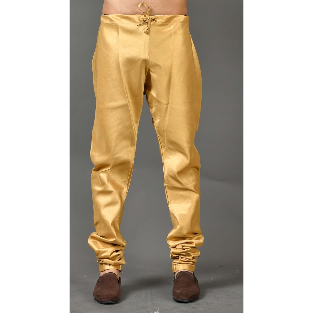 Simaaya Beige Premium Quality Silk Pyjama for Men
