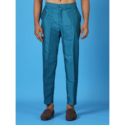 Simaaya Premium Quality Silk Made Bottoms for Men- Teal
