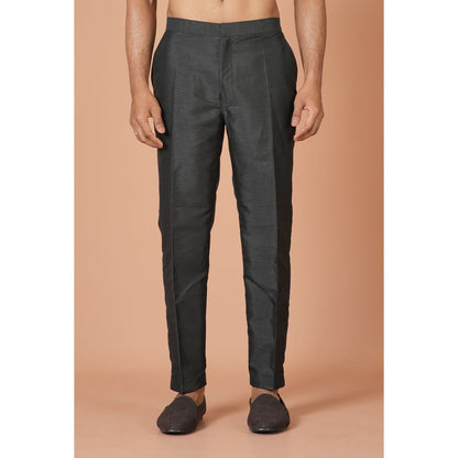 Simaaya Premium Quality Silk Made Bottoms for Men- Black