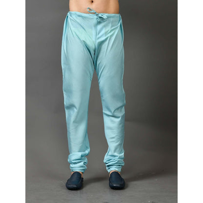 Simaaya Premium Quality Silk Churidar Pant - Turquoise