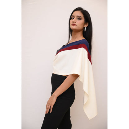 Label Simran Kochher Multi-Colour Bustier Fall Top