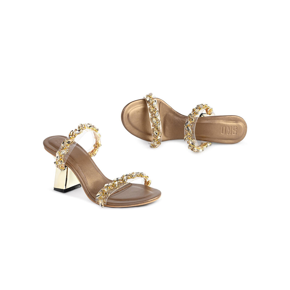 SKO Quartz Gold Heels