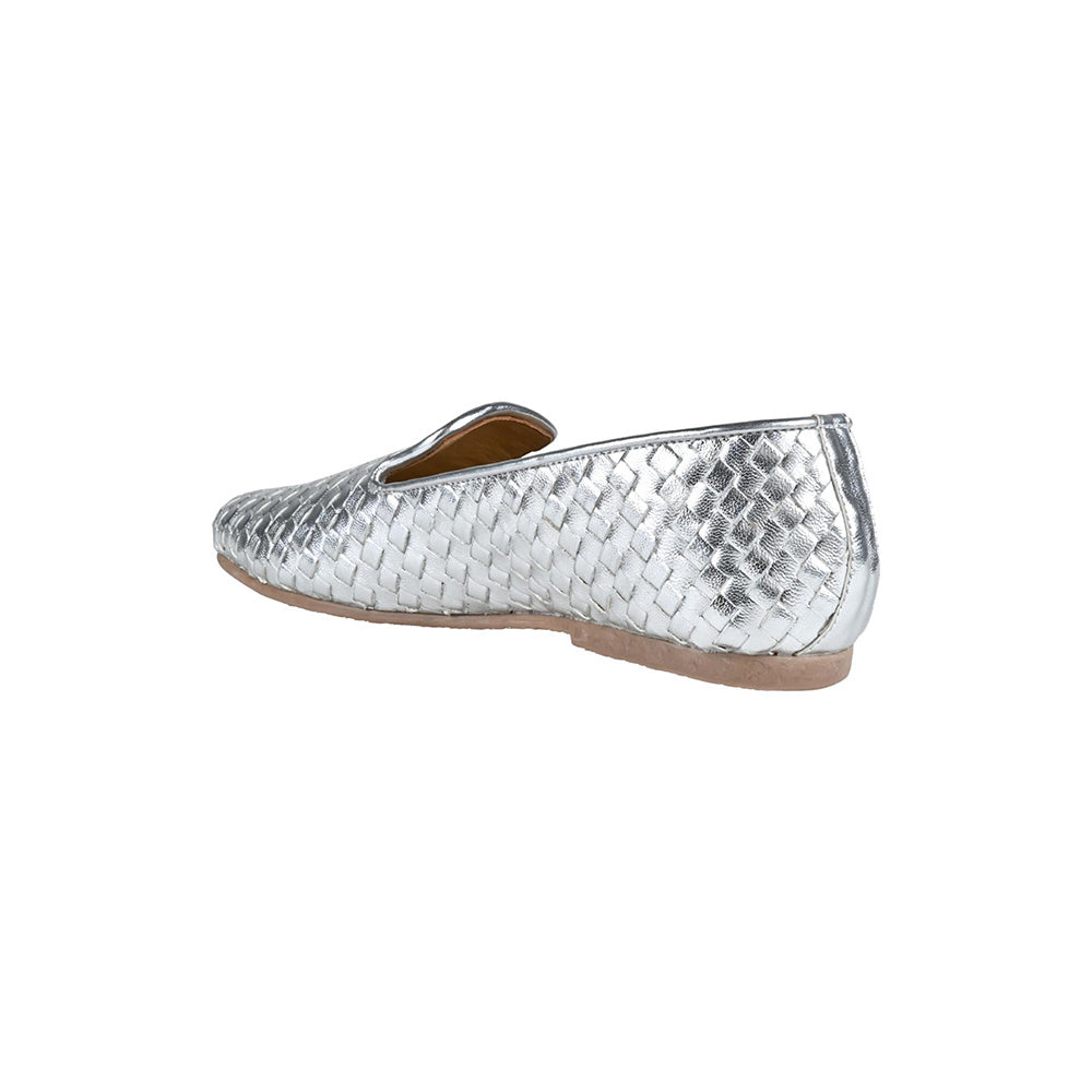 SKO Madison Silver Loafers