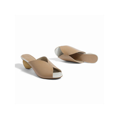 SKO Driblet Nude Block Heels