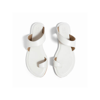 SKO Pisa White Flats