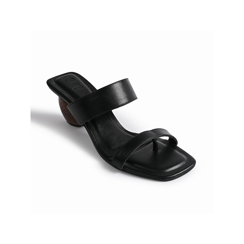 SKO Pebble Black Heels