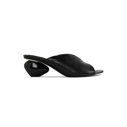 SKO Driblet Black Block Heels