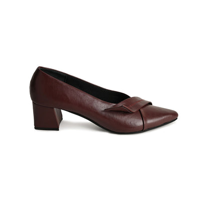 SKO Sara Maroon Pumps