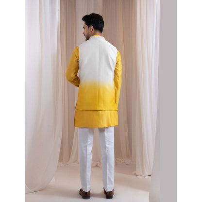 SMRITI Ivory Embroidered Nehru Jacket