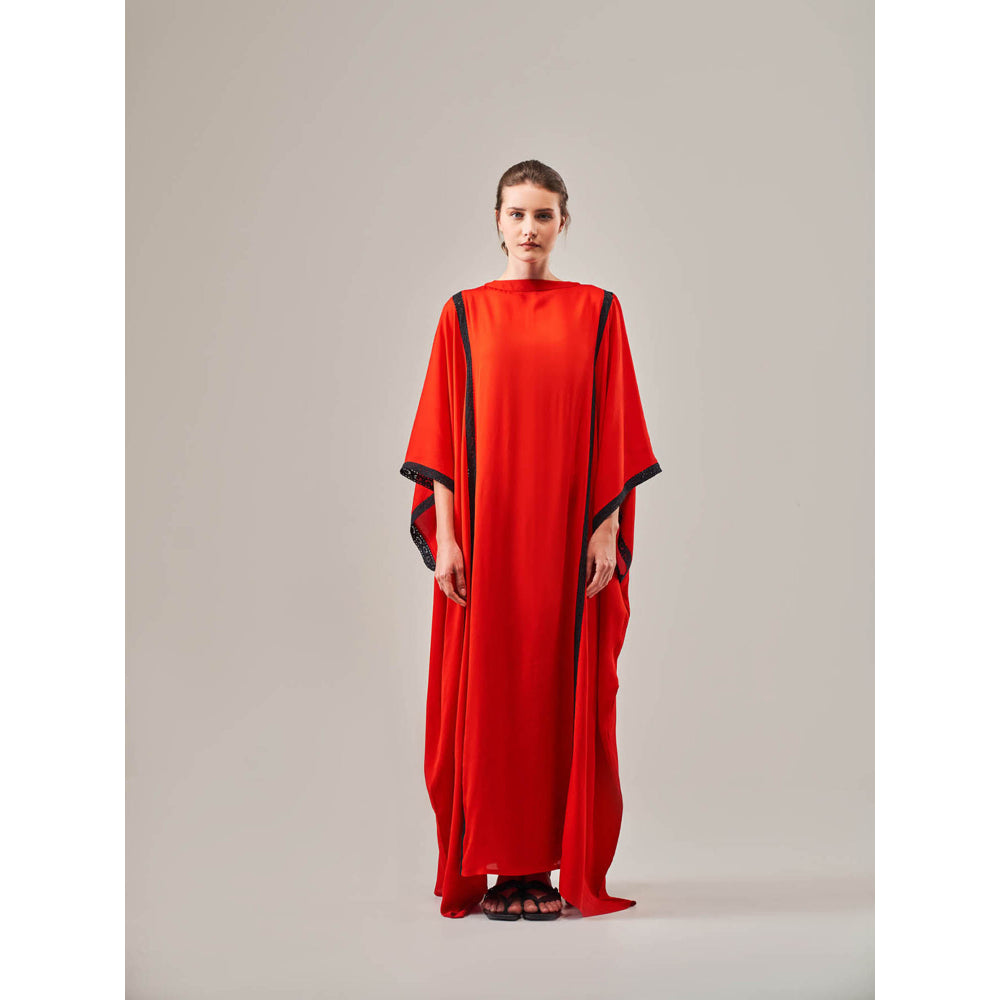SOTBELLA Colourblocked Flowy Kaftan Dress