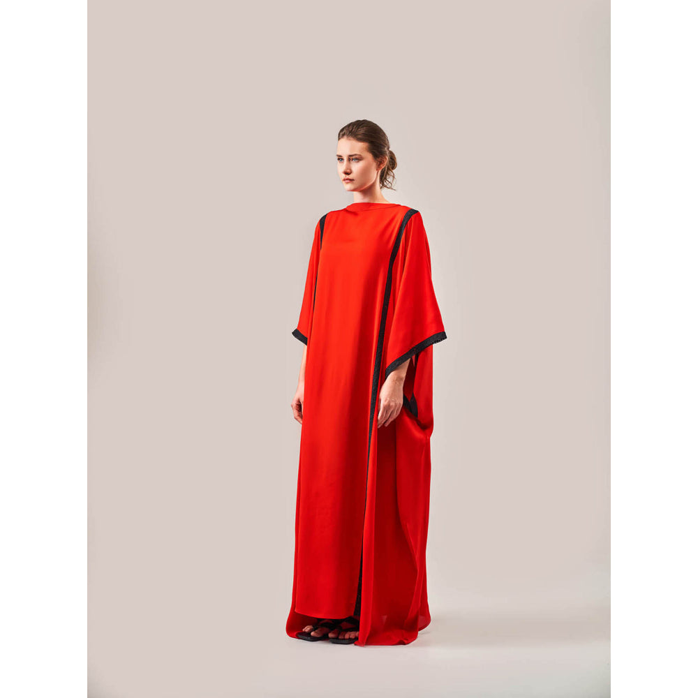 SOTBELLA Colourblocked Flowy Kaftan Dress