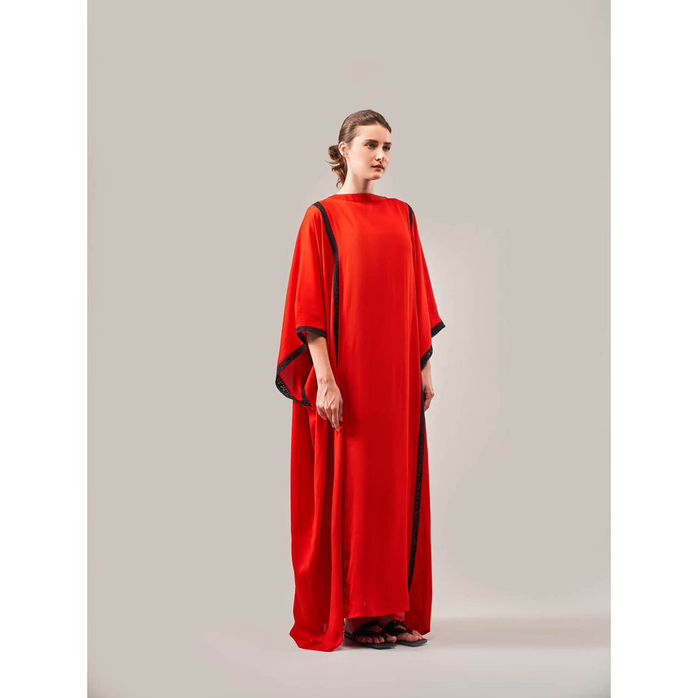 SOTBELLA Colourblocked Flowy Kaftan Dress