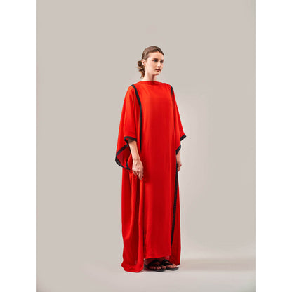 SOTBELLA Colourblocked Flowy Kaftan Dress
