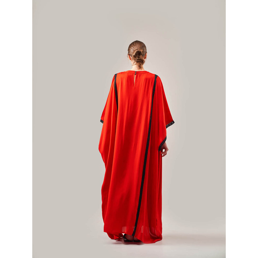 SOTBELLA Colourblocked Flowy Kaftan Dress