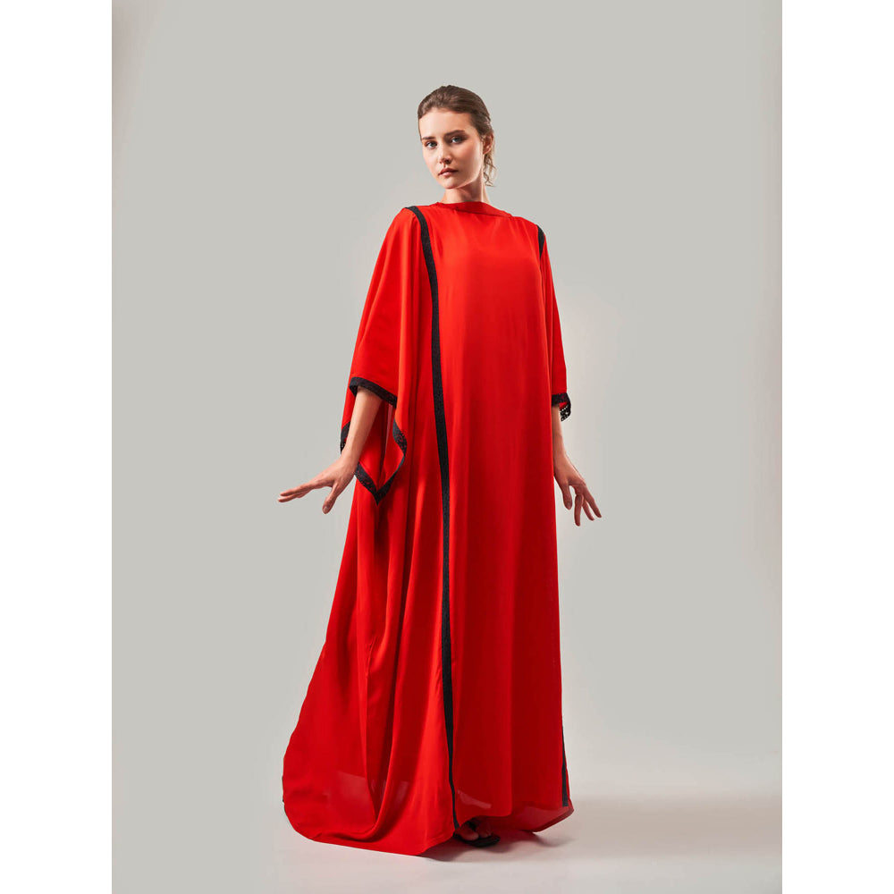 SOTBELLA Colourblocked Flowy Kaftan Dress