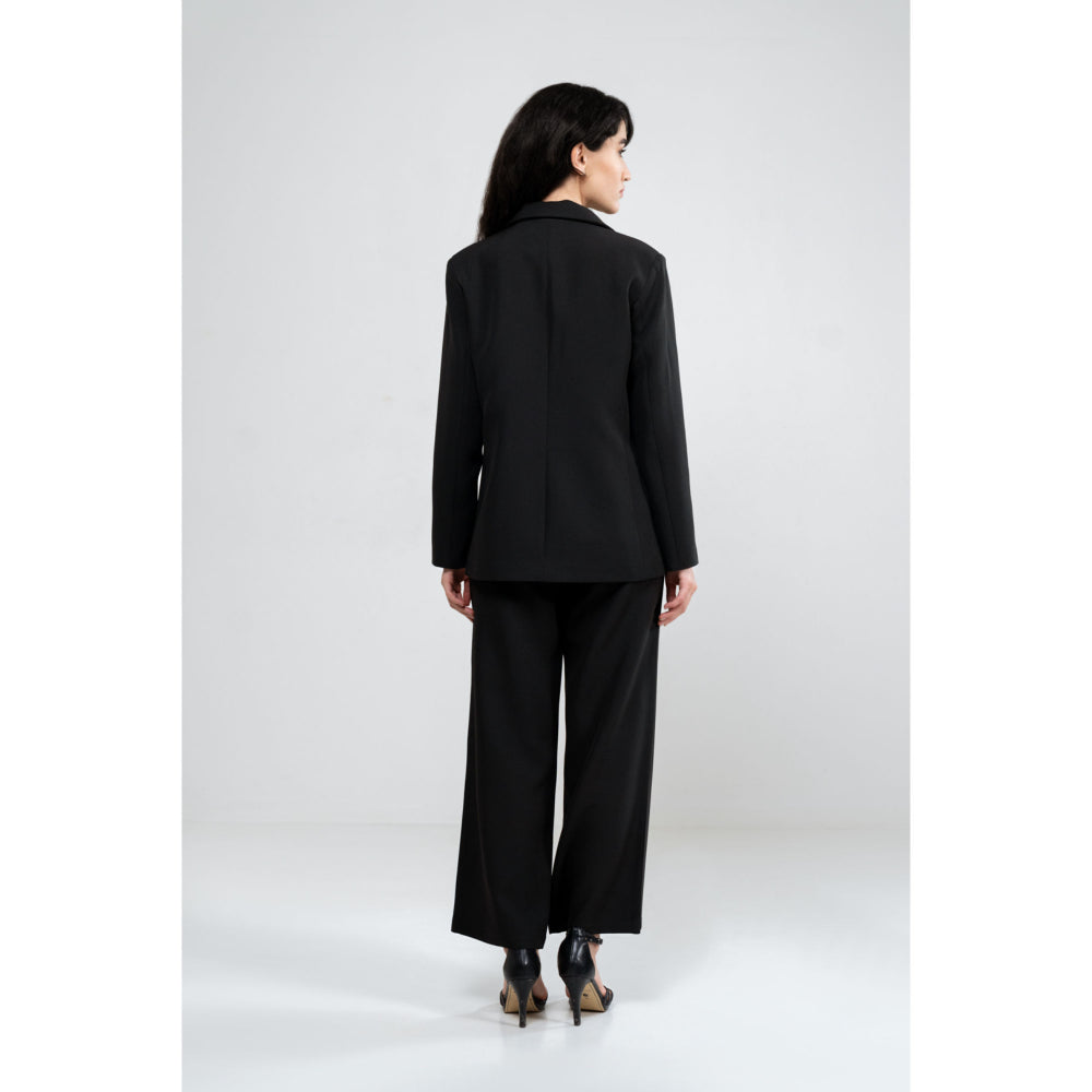 SOTBELLA Black Oversized Fit Co-Ord (Set of 2)