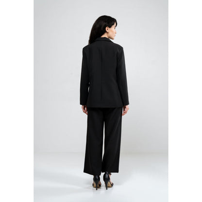 SOTBELLA Black Oversized Fit Co-Ord (Set of 2)