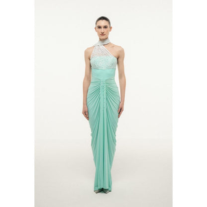 SOTBELLA MINT GREEN WITH LACE BUST Maxi Dress