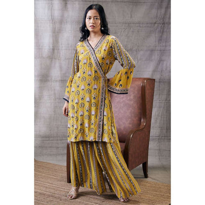 Soup by Sougat Paul Sarouk Embroidered Angarkha (Set of 2)