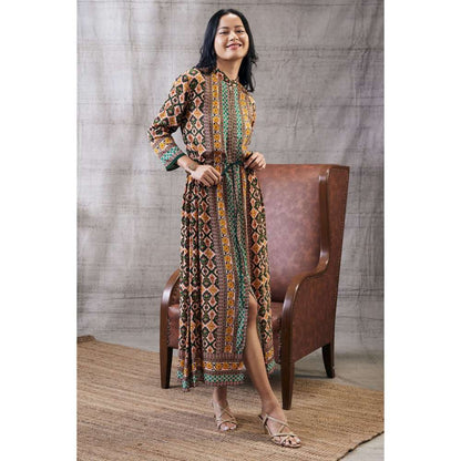 Soup by Sougat Paul Taahira Printed Long Dress