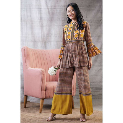 Soup by Sougat Paul Taahira Printed Kurta (Set of 2)
