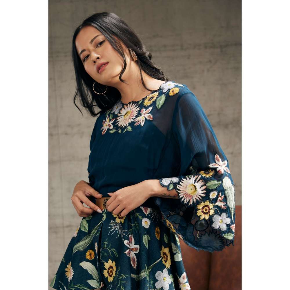 Soup by Sougat Paul Gulista Patch Work Co-Ord (Set of 2)