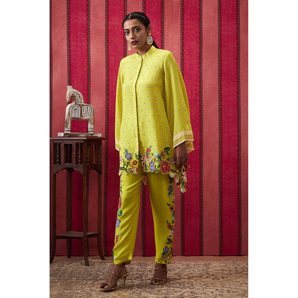 Soup by Sougat Paul Gulista Yellow Floral Co-Ord (Set of 2)