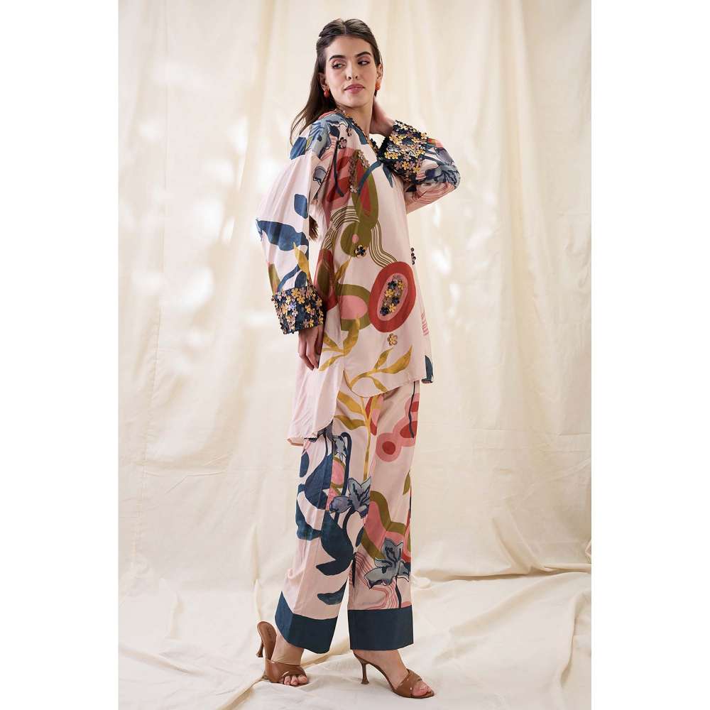 Soup by Sougat Paul Floral Embellished Co-Ord (Set of 2)