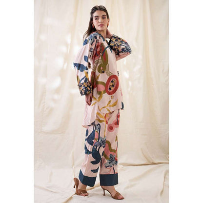 Soup by Sougat Paul Floral Embellished Co-Ord (Set of 2)