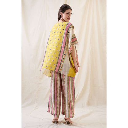 Soup by Sougat Paul Yellow Nooma Printed Co-Ord (Set of 2)