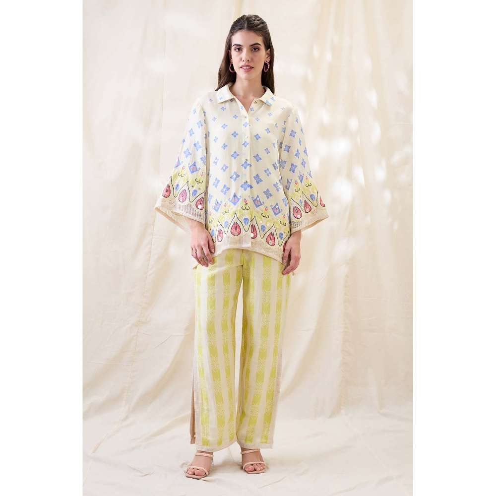 Soup by Sougat Paul Kitchra Appliqued Embellished Co-Ord (Set of 2)