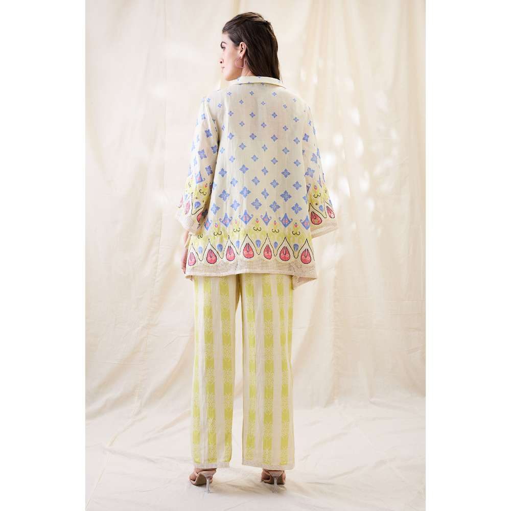 Soup by Sougat Paul Kitchra Appliqued Embellished Co-Ord (Set of 2)