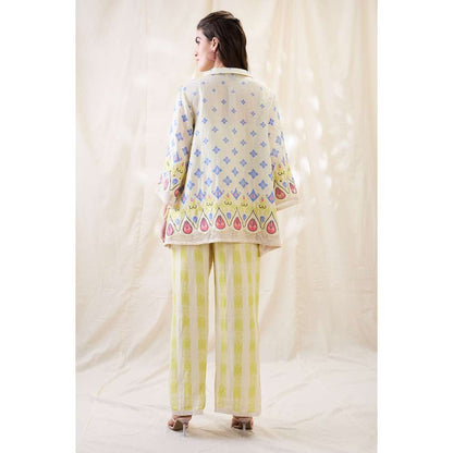 Soup by Sougat Paul Kitchra Appliqued Embellished Co-Ord (Set of 2)