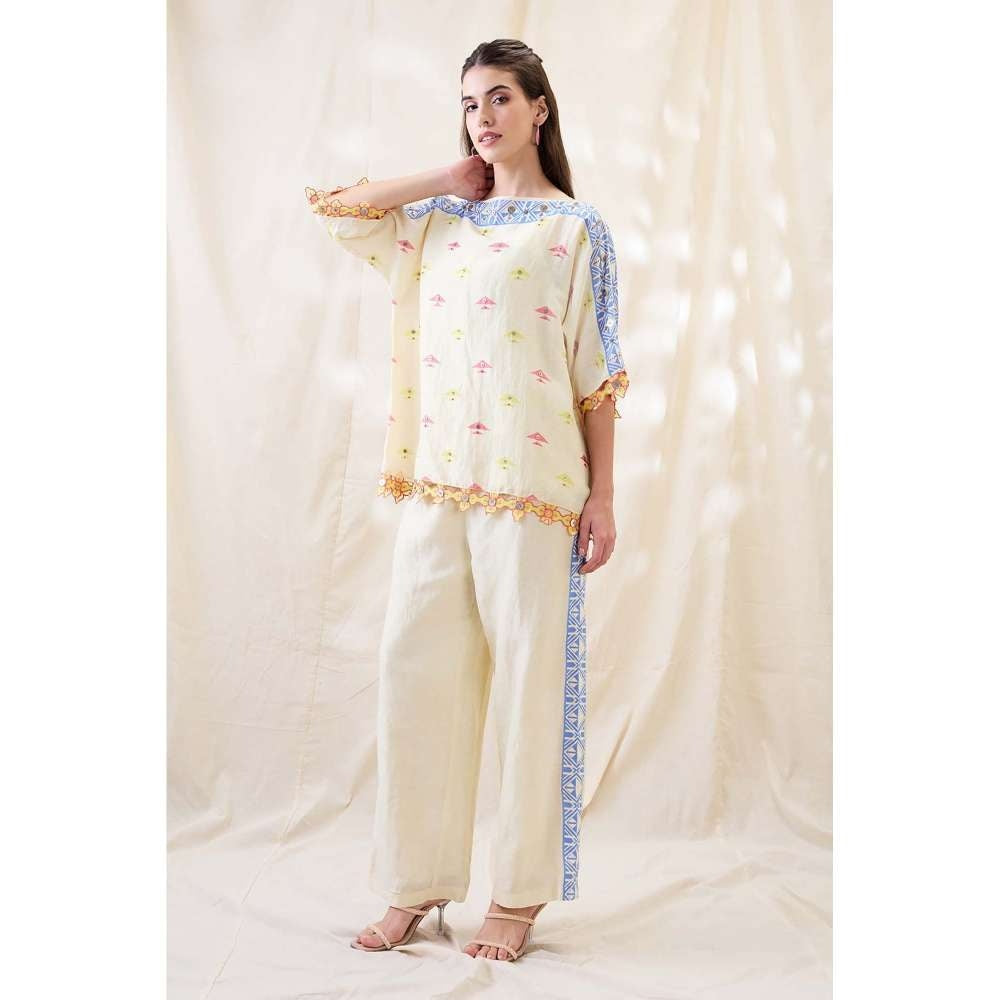 Soup by Sougat Paul Kitchra Appliqued Embellished Co-Ord (Set of 2)
