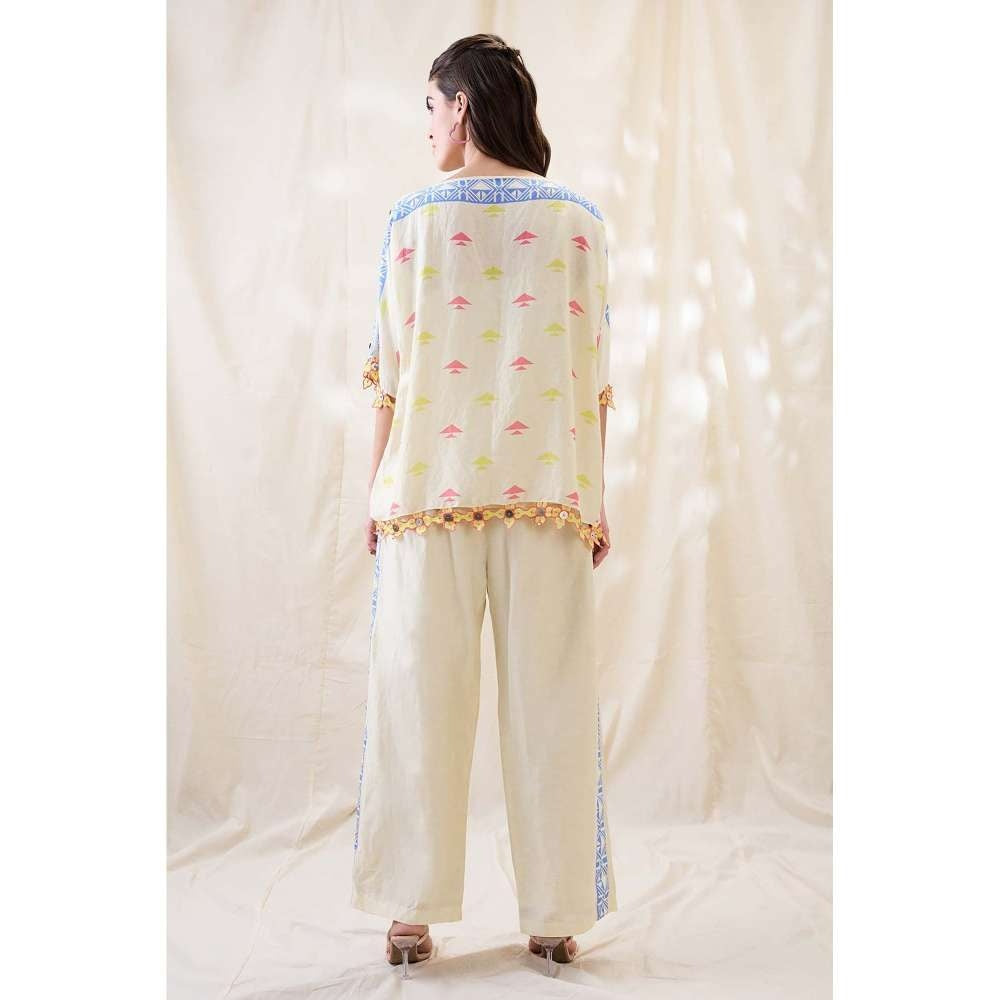 Soup by Sougat Paul Kitchra Appliqued Embellished Co-Ord (Set of 2)