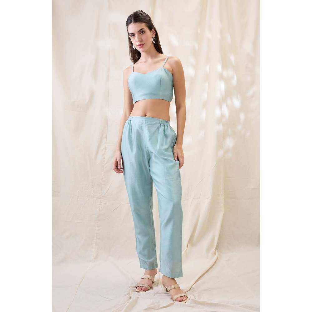 Soup by Sougat Paul Pink Ravya Floral Print Co-Ord (Set of 3)