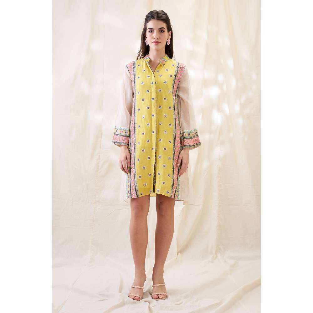 Soup by Sougat Paul Nooma Floral Print A-Line Dress