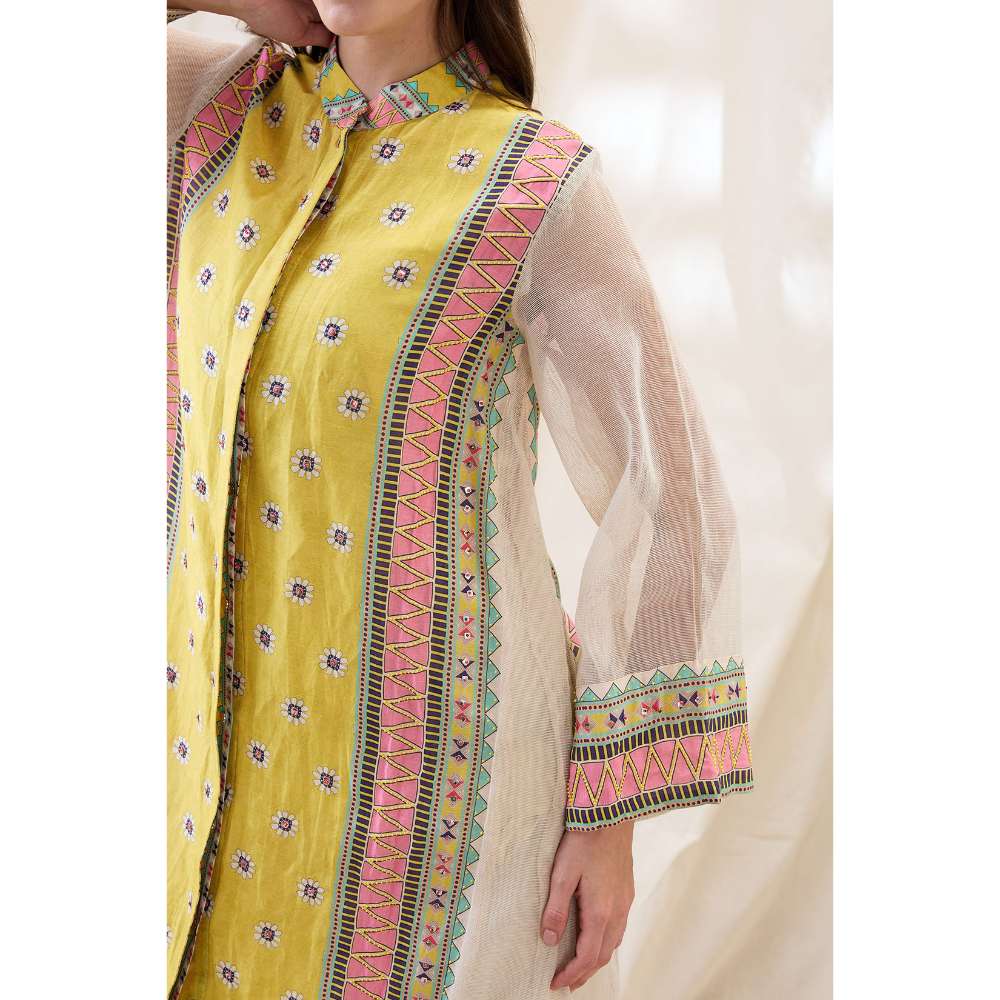 Soup by Sougat Paul Nooma Floral Print A-Line Dress