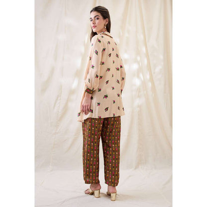 Soup by Sougat Paul Gulzaar Floral Print Co-Ord (Set of 3)