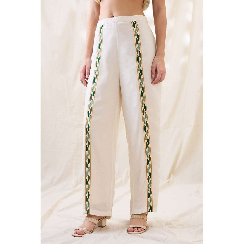 Soup by Sougat Paul Gulzaar Appliqued Peplum Co-Ord (Set of 2)