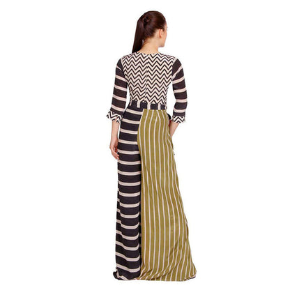 Soup by Sougat Paul Stripes Printed Multicolour Jumpsuit