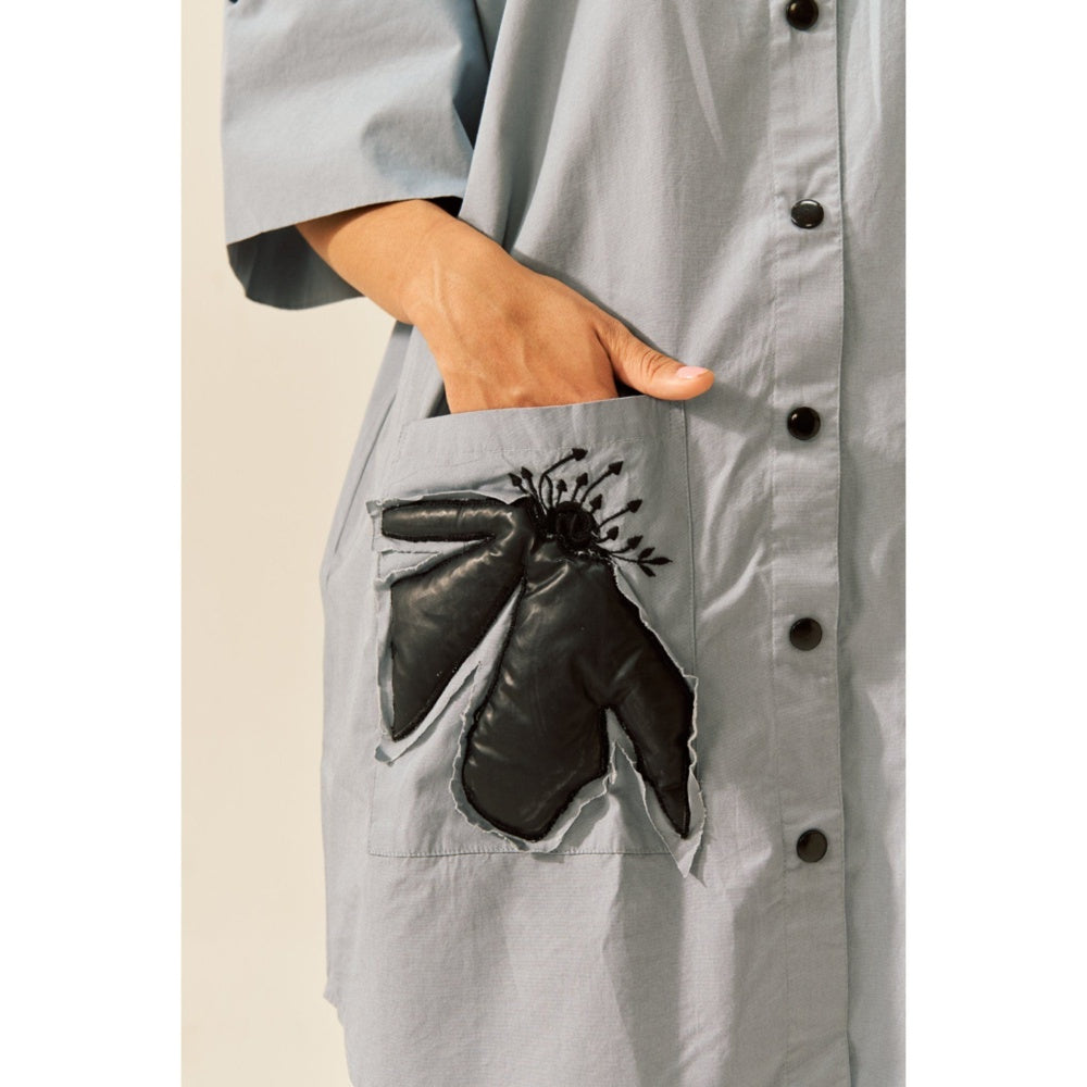 SPACE Lavasa Faded Blue Shirt with Pant (Set of 2)