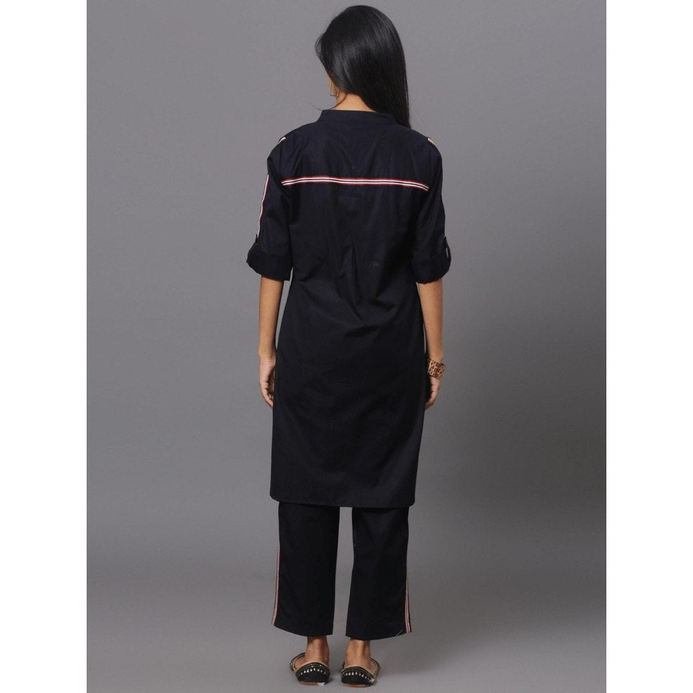 Spring Soul Black Cotton Co-Ord (Set of 2)