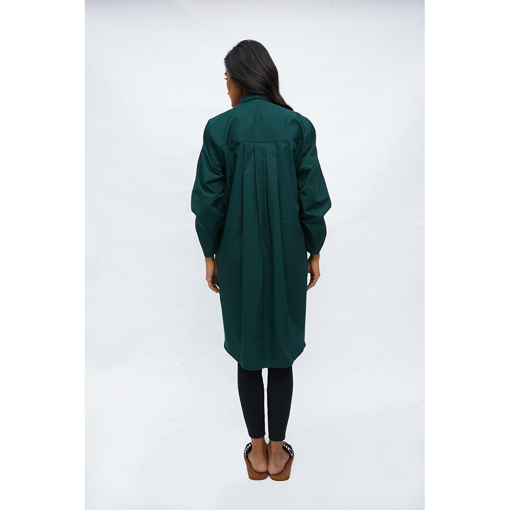 Studio Moda India Green Sensility Beach Shirt