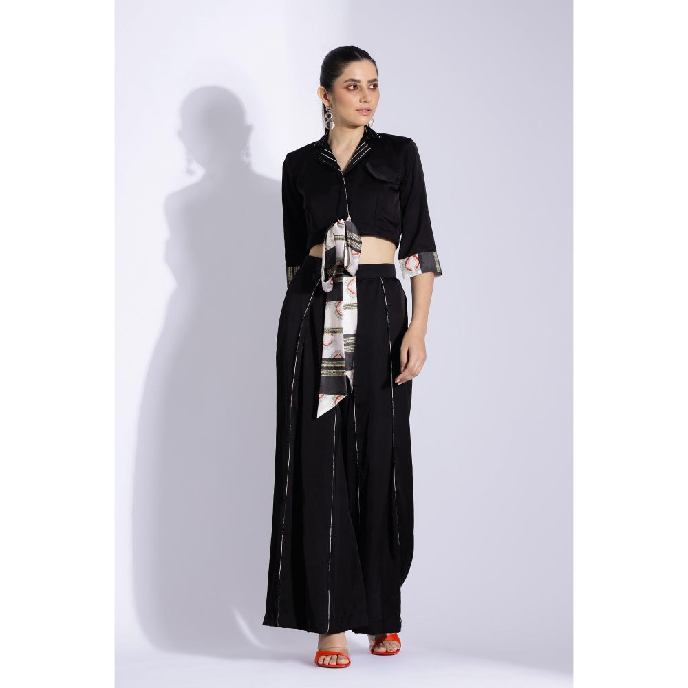 Studio Surbhi Black Printed Co-Ord (Set of 2)