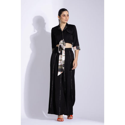 Studio Surbhi Black Printed Co-Ord (Set of 2)