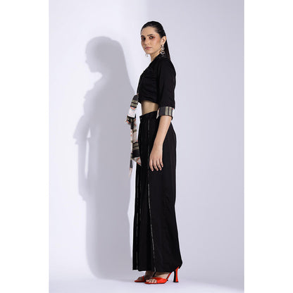 Studio Surbhi Black Printed Co-Ord (Set of 2)