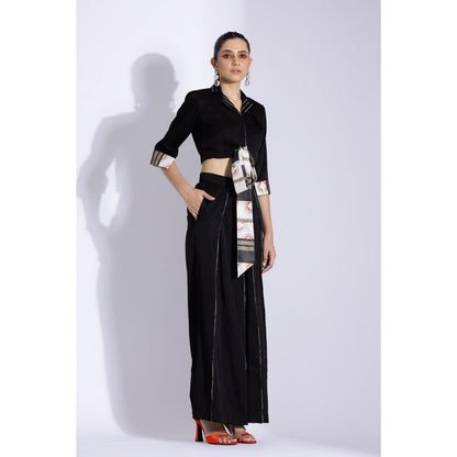 Studio Surbhi Black Printed Co-Ord (Set of 2)