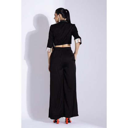 Studio Surbhi Black Printed Co-Ord (Set of 2)