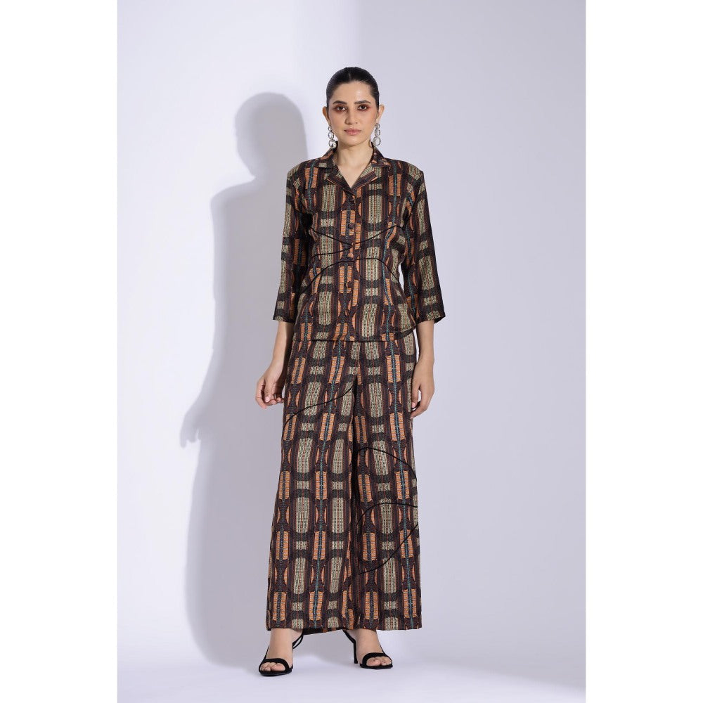Studio Surbhi Brown Printed Co-Ord (Set of 2)